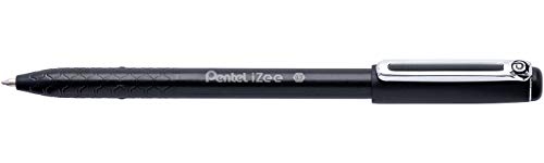 Pentel BX457 Izee Kugelschreiber, 0,7 mm, schwarz, 12 Stück von Pentel
