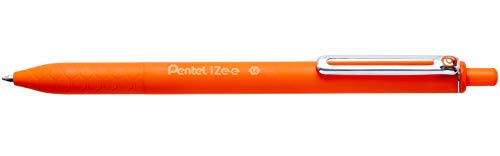 Pentel BX470-F Kugelschreiber IZee, Druckmechanik, Metallclip, 0, 5 mm Strichstärke, 12 Stück, Orange Pentel BX470-F Kugelschreiber IZee, Druckmechanik, Metallclip, 0, 5 mm Strichstärke, 12 Stück, Orange von Pentel