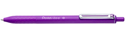Pentel BX470-V Kugelschreiber IZee, Druckmechanik, Metallclip, 0, 5 mm Strichstärke, 12 Stück, Violett Pentel BX470-V Kugelschreiber IZee, Druckmechanik, Metallclip, 0, 5 mm Strichstärke, 12 Stück, Violett von Pentel