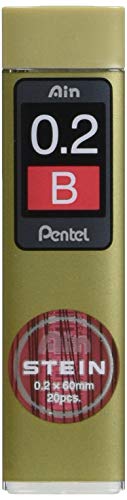 Pentel C272W-B "AIN STEIN" Feinmine für Druckbleistift, 20 Feinminen von Pentel