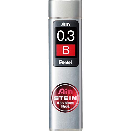 Pentel C273-BO AIN STEIN Feinmine, 0.3 mm, Härtegrad B oder 15 Minen von Pentel