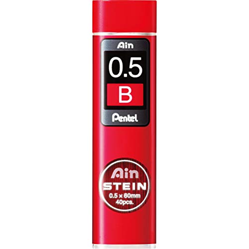 Pentel C275-BO AIN STEIN Feinmine, 0.5 mm, Härtegrad B, 40 Minen, 1 stück (1er Pack) von Pentel