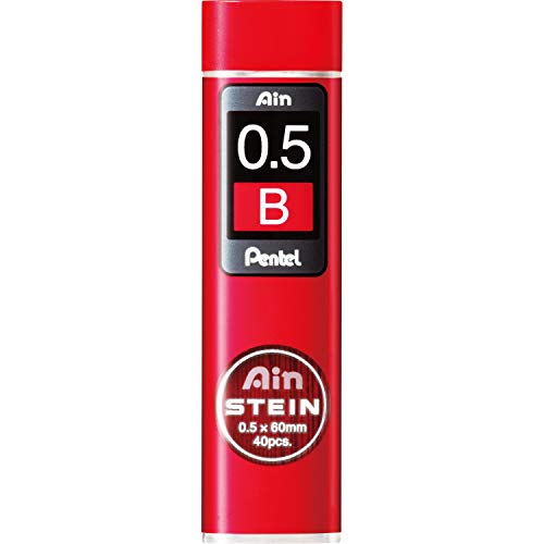 Pentel C275-BO AIN STEIN Feinmine, 0.5 mm, Härtegrad B, 40 Minen, 1 stück (1er Pack) Pentel C275-BO AIN STEIN Feinmine, 0.5 mm, Härtegrad B, 40 Minen, 1 stück (1er Pack) von Pentel