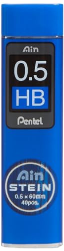 Pentel C275-HBO AIN STEIN Feinmine, 0.5 mm, Härtegrad HB, 40 Minen von Pentel