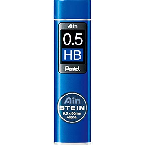 Pentel C275-HBO AIN STEIN Feinmine, 0.5 mm, Härtegrad HB, 40 Minen von Pentel