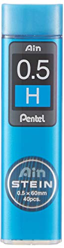 Pentel C275-HO AIN STEIN Feinmine, 0.5 mm, Härtegrad H oder 40 Minen von Pentel