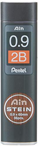 Pentel C279-2BO AIN STEIN Feinmine, 0.9 mm, Härtegrad 2B oder 36 Minen von Pentel