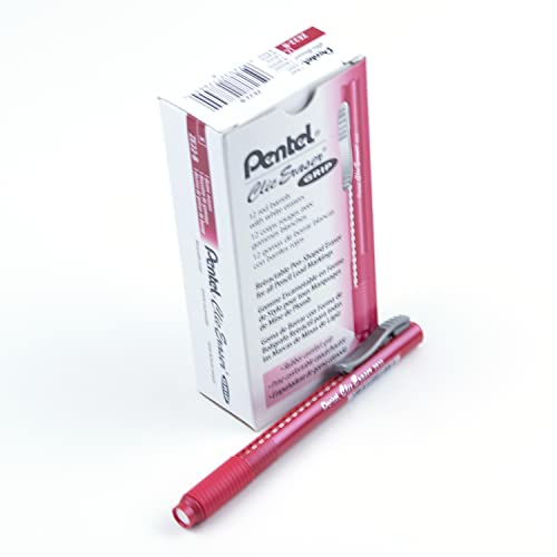 Pentel Clic Radiergummi, einziehbarer Radiergummi Nachfüllbar rot Pentel Clic Radiergummi, einziehbarer Radiergummi Nachfüllbar rot von Pentel