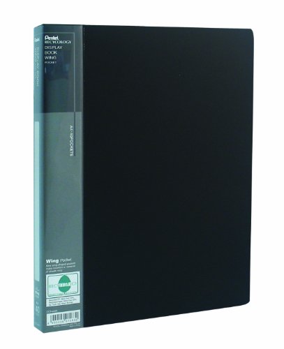 Pentel DCF444A Präsentationsmappe Format A4, 40 Taschen, schwarz von Pentel