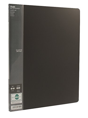 Pentel DCF642A Recycology Präsentationsmappe Side aus 50% recyceltem PP, A3/A4, 20 Taschen, schwarz Pentel DCF642A Recycology Präsentationsmappe Side aus 50% recyceltem PP, A3/A4, 20 Taschen, schwarz von Pentel