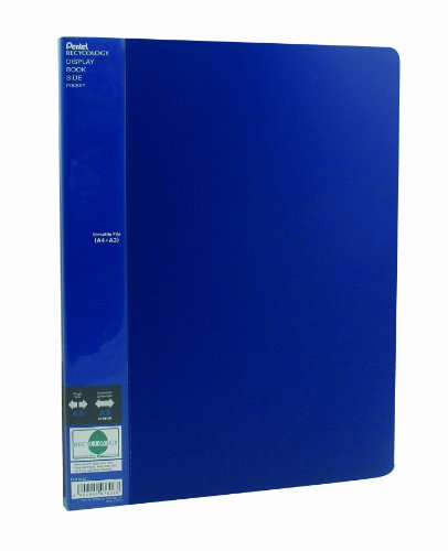 Pentel DCF646C Präsentationsmappe für Format A3/A4, 60 Taschen, blau von Pentel