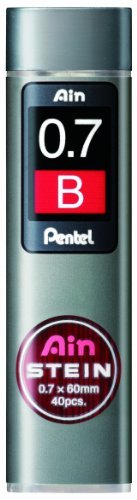 Pentel Druckbleistift-Feinmine AIN STEIN C277, Härtegrad: B, Menge 40 Pentel Druckbleistift-Feinmine AIN STEIN C277, Härtegrad: B, Menge 40 von Pentel