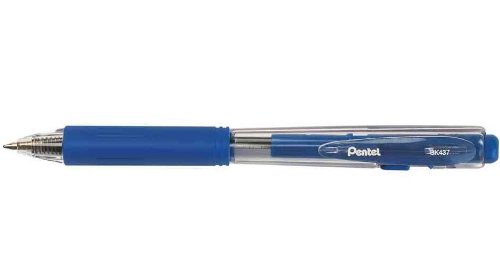 Pentel Druckkugelschreiber BK437, blau VE=12 Pentel Druckkugelschreiber BK437, blau VE=12 von Pentel