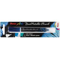 Pentel Dual Metallic Brush XGFH-DCX Brush-Pen blau, 1 St. Pentel Dual Metallic Brush XGFH-DCX Brush-Pen blau, 1 St. von Pentel