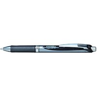 Pentel EnerGel BL80-AX Gelschreiber schwarz/silber 0,5 mm, Schreibfarbe: schwarz, 1 St. von Pentel
