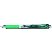 Pentel EnerGel BL80-DX Gelschreiber grün/silber 0,5 mm, Schreibfarbe: grün, 1 St. von Pentel