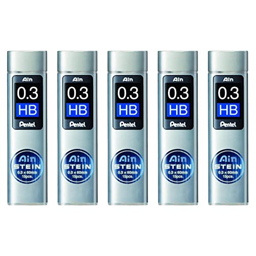 Pentel Etui de 15 mines AIN STEIN 0,3mm - HB von Pentel