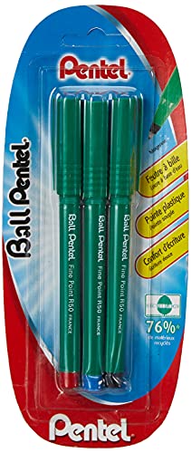 Pentel Filz-Kugelschreiber, Spitze 0,8 mm Blister de 3 Schwarz/Blau/Rot Pentel Filz-Kugelschreiber, Spitze 0,8 mm Blister de 3 Schwarz/Blau/Rot von Pentel
