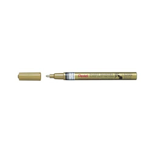 Pentel MSP10-X Paint Marker, Lackmarker - gold, 1,5 mm Strich, VE=12 Stück von Pentel