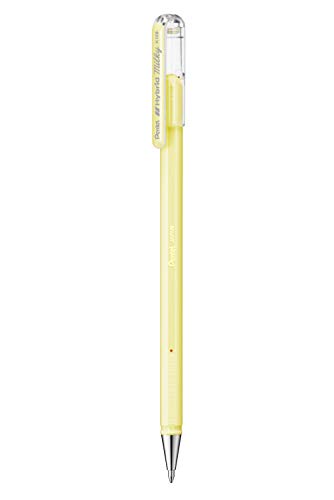 Pentel Hybrid Milky K108-PG Gel-Tintenroller, pastell-Gelb, Strahlend auf Hellen und farbigen Papieren, Strichstärke 0, 4 mm Pentel Hybrid Milky K108-PG Gel-Tintenroller, pastell-Gelb, Strahlend auf Hellen und farbigen Papieren, Strichstärke 0, 4 mm von Pentel