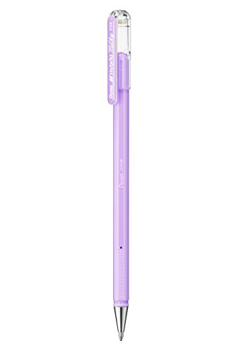 Pentel Hybrid Milky K108-PV Gel-Tintenroller, pastell-Violett, Strahlend auf Hellen und farbigen Papieren, Strichstärke 0, 4 mm Pentel Hybrid Milky K108-PV Gel-Tintenroller, pastell-Violett, Strahlend auf Hellen und farbigen Papieren, Strichstärke 0, 4 mm von Pentel
