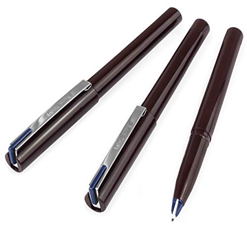 Pentel JM20 Stylo Einweg-Füllfederhalter, Tinte Marineblau, 3 Stück von Pentel