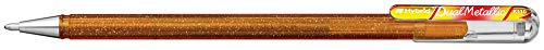 Pentel K110-DMXX Hybrid Dual Metallic Gelroller - Glitzer Gel - Schreibfarbe gold/metallic rot & gold, Strichstärke 0,5mm, 1 Stück gold/met. rot & gold Pentel K110-DMXX Hybrid Dual Metallic Gelroller - Glitzer Gel - Schreibfarbe gold/metallic rot & gold, Strichstärke 0,5mm, 1 Stück gold/met. rot & gold von Pentel