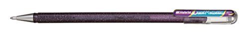 Pentel K110-DVX Dual Metallic Hybrid Dual Metallic Gelroller, Glitzer Gel, 1 Stück, lila/blau 2 verschiedene Farb-Effekte auf hellem/dunklem Papier violett+metallic blau Pentel K110-DVX Dual Metallic Hybrid Dual Metallic Gelroller, Glitzer Gel, 1 Stück, lila/blau 2 verschiedene Farb-Effekte auf hellem/dunklem Papier violett+metallic blau von Pentel