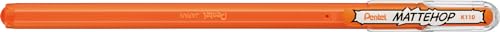 Pentel K110-VFX Mattehop Gel-Tintenroller mit hochdeckender Tinte in mattem Finish, Modell mit Kappe, 1 Stück, orange Pentel K110-VFX Mattehop Gel-Tintenroller mit hochdeckender Tinte in mattem Finish, Modell mit Kappe, 1 Stück, orange von Pentel