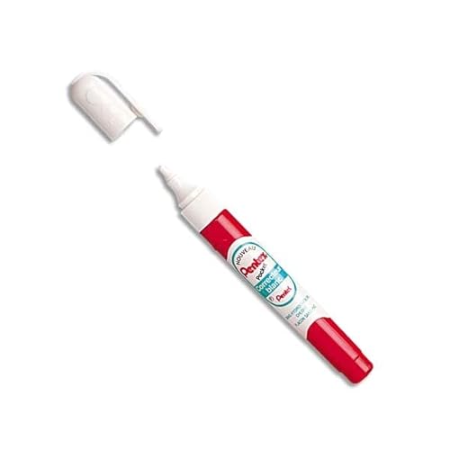 Pentel Korrekturstift mit Kunststoffspitze, Schnelltrocknend, Fassungsvermögen 7 ml von Pentel