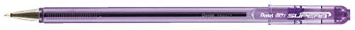 Pentel Kugelschreiber mit Tinte auf Ölbasis, 0,7 mm, schlanker Schaft – Violett von Pentel