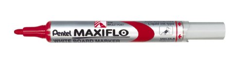 Pentel MAXIFLO Marker Set 3 MWL5S für Whiteboard, Rot von Pentel
