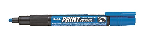 Pentel MMP20-CO Permanent-Marker 2,0 mm Rundspitze Lackmarker, 1 Stück, blau von Pentel