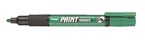 Pentel MMP20-DO Permanent-Marker 2,0 mm Rundspitze Lackmarker, 1 Stück, grün von Pentel