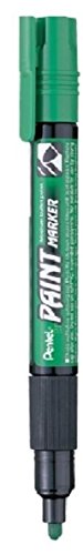 Pentel MMP20-DO Permanent-Marker 2,0 mm Rundspitze Lackmarker, 1 Stück, grün von Pentel