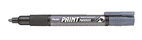 Pentel MMP20-NO Permanent-Marker 2,0 mm Rundspitze Lackmarker, 1 Stück, grau Pentel MMP20-NO Permanent-Marker 2,0 mm Rundspitze Lackmarker, 1 Stück, grau von Pentel