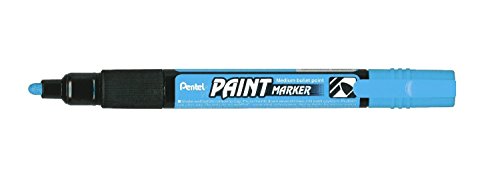 Pentel MMP20-SO Permanent-Marker 2,0 mm Rundspitze Lackmarker, 1 Stück, hellblau Pentel MMP20-SO Permanent-Marker 2,0 mm Rundspitze Lackmarker, 1 Stück, hellblau von Pentel