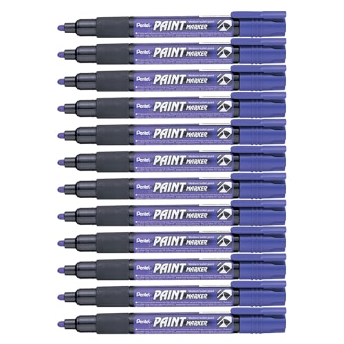 Pentel MMP20-VO Permanent-Marker 2,0 mm Rundspitze Lackmarker, 12 Stück, violett Pentel MMP20-VO Permanent-Marker 2,0 mm Rundspitze Lackmarker, 12 Stück, violett von Pentel