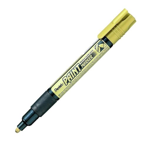 Pentel MMP20-XO Permanent-Marker 2,0 mm Rundspitze Lackmarker, 1 Stück, gold Pentel MMP20-XO Permanent-Marker 2,0 mm Rundspitze Lackmarker, 1 Stück, gold von Pentel