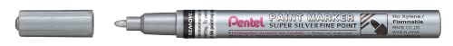 Pentel MSP10-Z Paint Marker, Lackmarker - silber, 1,5 mm Strich, 1 Stück von Pentel
