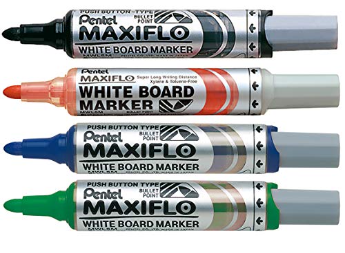 Pentel MWL5 M Maxiflo Marker, sortiert von Pentel