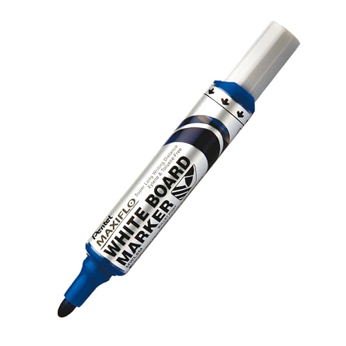 Pentel MWL5M-CO Whiteboard Marker Maxiflo mit Pumpsystem Rundspitze, 2.5 mm, 1 Stück, blau Pentel MWL5M-CO Whiteboard Marker Maxiflo mit Pumpsystem Rundspitze, 2.5 mm, 1 Stück, blau von Pentel