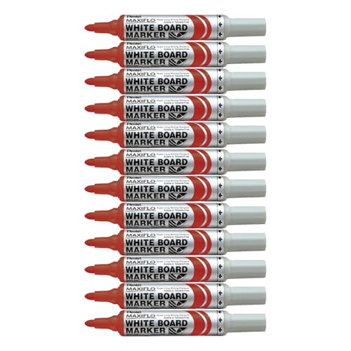 Pentel Maxiflo Whiteboard-Marker, konisch, breit, Braun, 12 Stück Pentel Maxiflo Whiteboard-Marker, konisch, breit, Braun, 12 Stück von Pentel