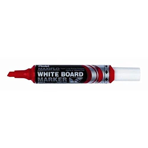 Pentel MWL5S Green Label Marker für Whiteboard mit Keilspitze Breite rot Pentel MWL5S Green Label Marker für Whiteboard mit Keilspitze Breite rot von Pentel