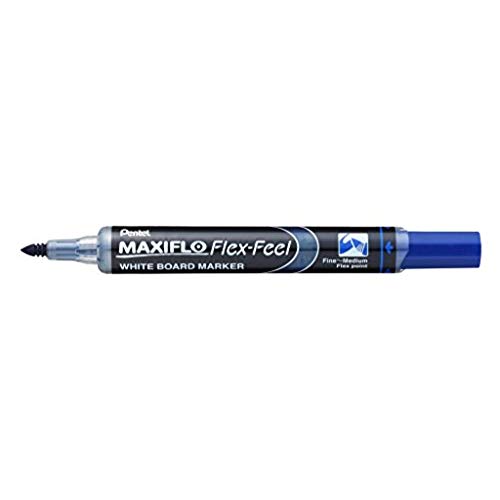 Pentel MWL5SBF-CX Maxiflo Flex-Feel Whiteboard-Marker Blau, 1 Stück Pentel MWL5SBF-CX Maxiflo Flex-Feel Whiteboard-Marker Blau, 1 Stück von Pentel