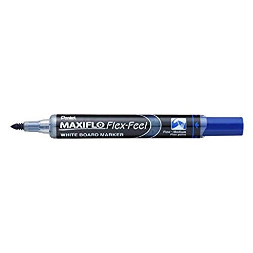 Pentel MWL5SBF-CX Maxiflo Flex-Feel Whiteboard-Marker Blau, 1 Stück von Pentel