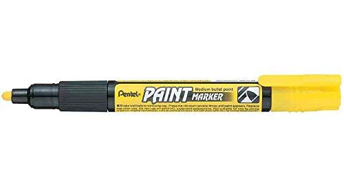 Pentel Marker 6er Set Permanent Paint Marker MMP20, gelb von Pentel
