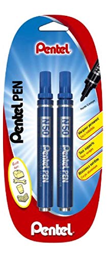 Pentel Marker Permanent konische Spitze Blister de 2 blau Pentel Marker Permanent konische Spitze Blister de 2 blau von Pentel