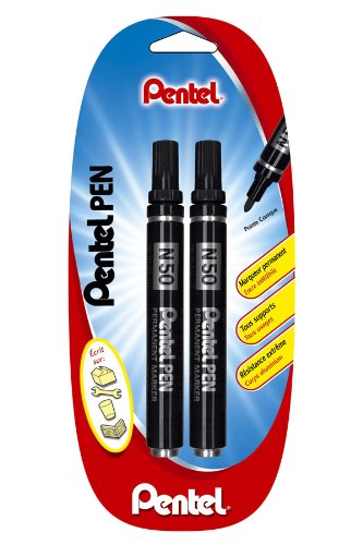 Pentel Marker Permanent konische Spitze Blister de 2 schwarz Pentel Marker Permanent konische Spitze Blister de 2 schwarz von Pentel
