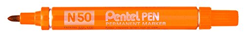 Pentel Marker Permanent konische Spitze Lot de 12 orange von Pentel